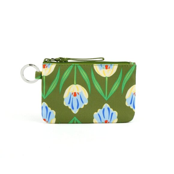 Vera Bradley Tulip Rows Lighten Up Zip Id Case NWT - Picture 1 of 2